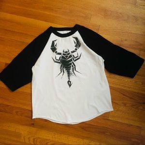 WWE licensed Sting Raglan- Large